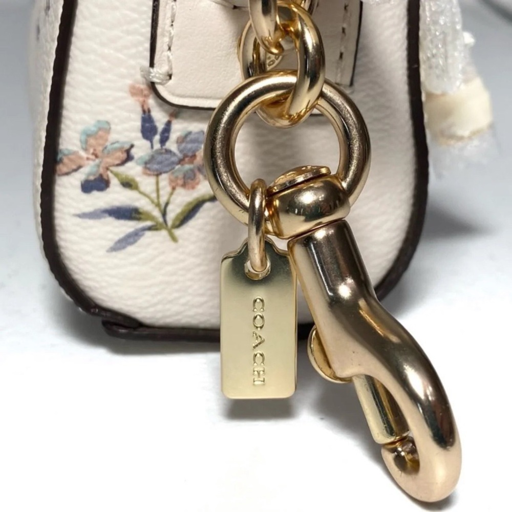 Coach Mini Rowan Satchel Bag Charm Dandelion - Picture 4 of 12